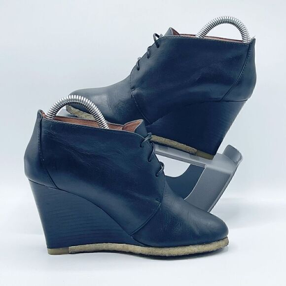 Louise et Cie rubber sole leather black booties - Women’s 6.5 / 36.5 - Picture 7 of 12